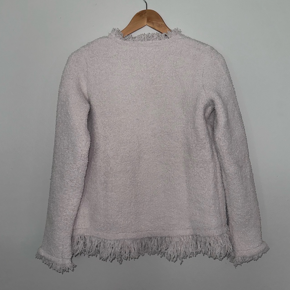 Barefoot Dreams Almond CozyChic Fringe Jacket Size XS - Picture 10 of 13